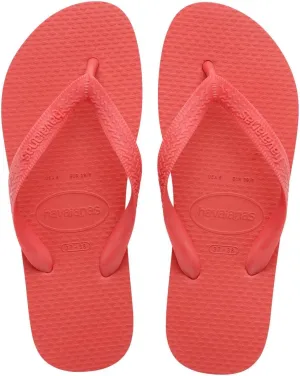 Havaianas Women's Color Flip Flops - Spring & Summer Style Sandals, Ruby Red, 7/8