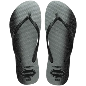 Havaianas - Women's Slim Gloss Flip Flops - Black