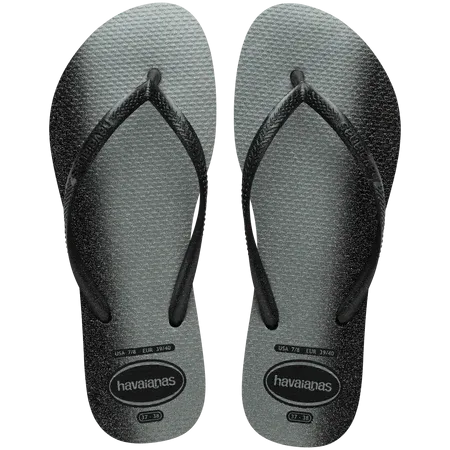 Havaianas - Women's Slim Gloss Flip Flops - Black