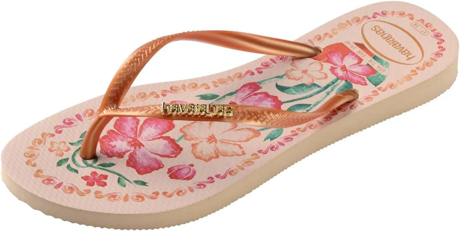 Havaianas Women's Slim Tropicalia Vibes Sandal Flip-Flop