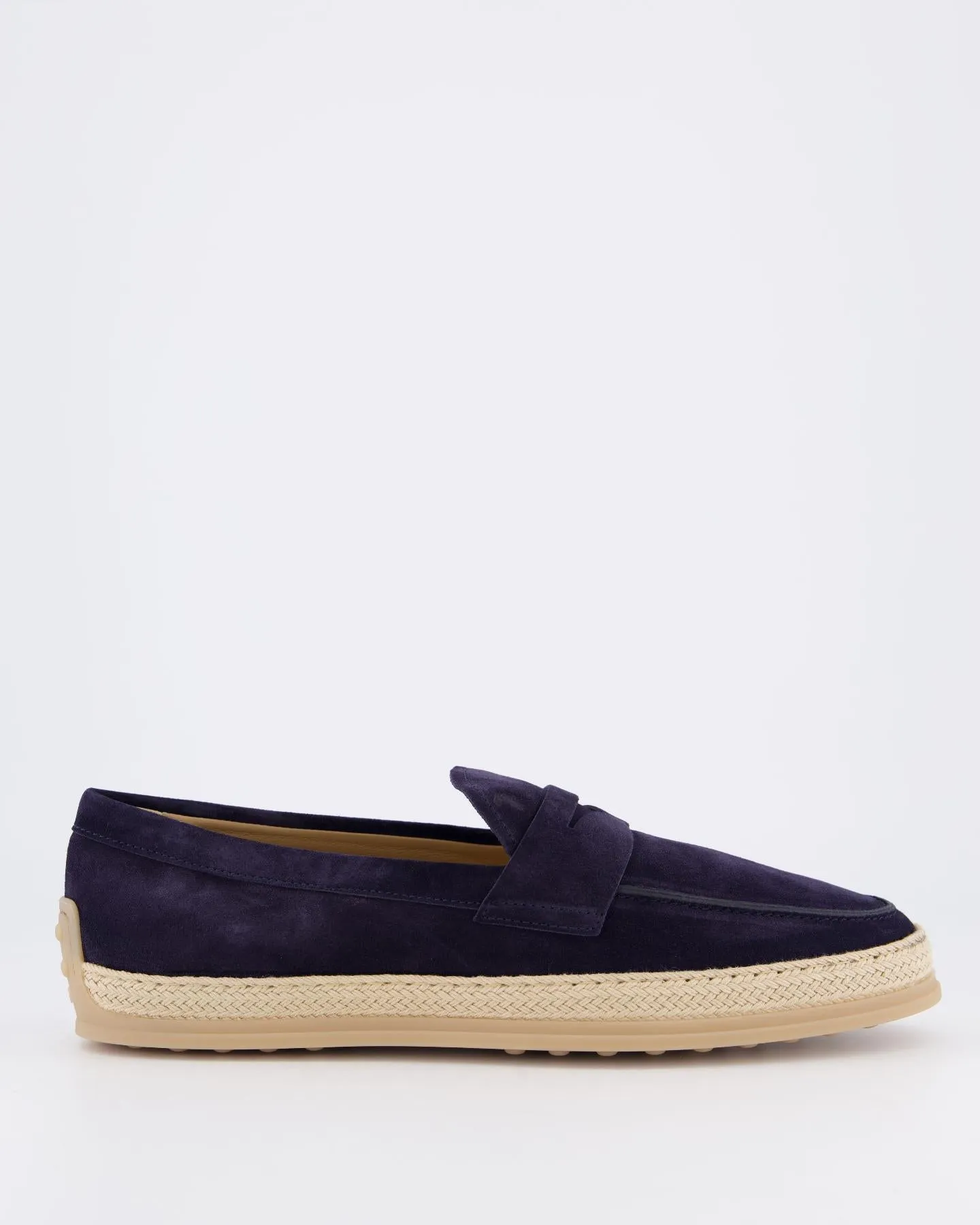 Heren Gomma Rafia Mocassin Blauw
