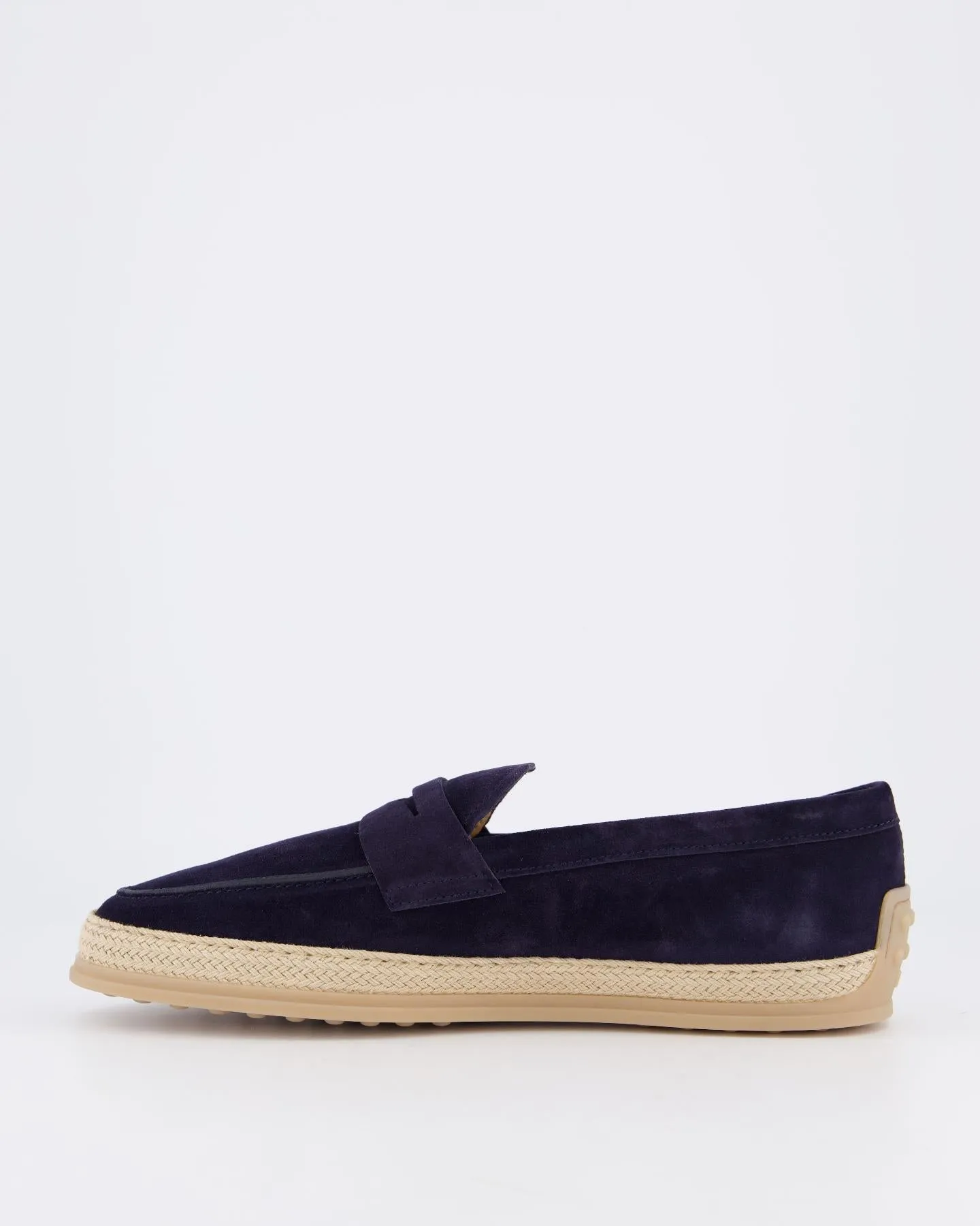 Heren Gomma Rafia Mocassin Blauw