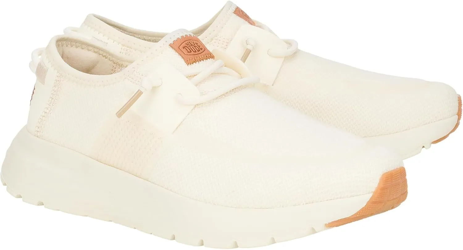 Hey Dude, Women's, Sirocco W Neutrals, Cream, 5, Medium