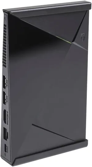 HIDEit Mounts Shield2 Wall Mount for NVIDIA Shield TV Pro - American Company, Black Steel Wall Mount Compatible with NVIDIA Shield TV Pro (2017)