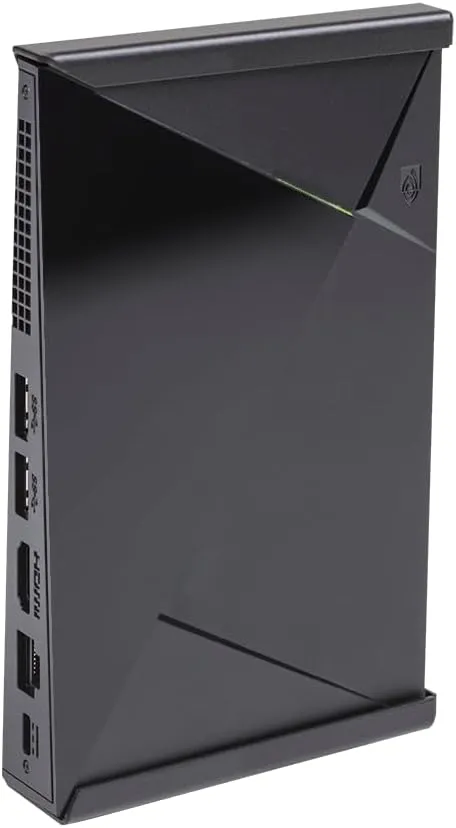 HIDEit Mounts Shield2 Wall Mount for NVIDIA Shield TV Pro - American Company, Black Steel Wall Mount Compatible with NVIDIA Shield TV Pro (2017)