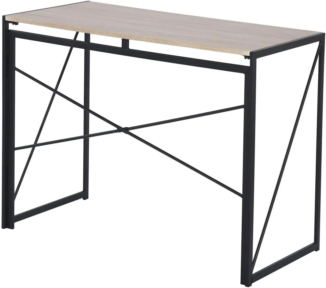 Homy Casa Portable Folding Camp Table – Quick Assembly with Embedded Design, Easy Storage & Transport, Sleek and Sturdy for Outdoor Adventures (Oak, Large)