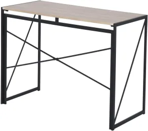 Homy Casa Portable Folding Camp Table – Quick Assembly with Embedded Design, Easy Storage & Transport, Sleek and Sturdy for Outdoor Adventures (Oak, Large)