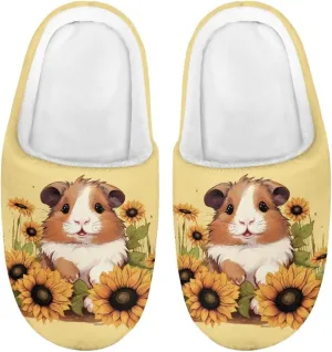 House Slippers for Girls Soft Size 9-15 Black