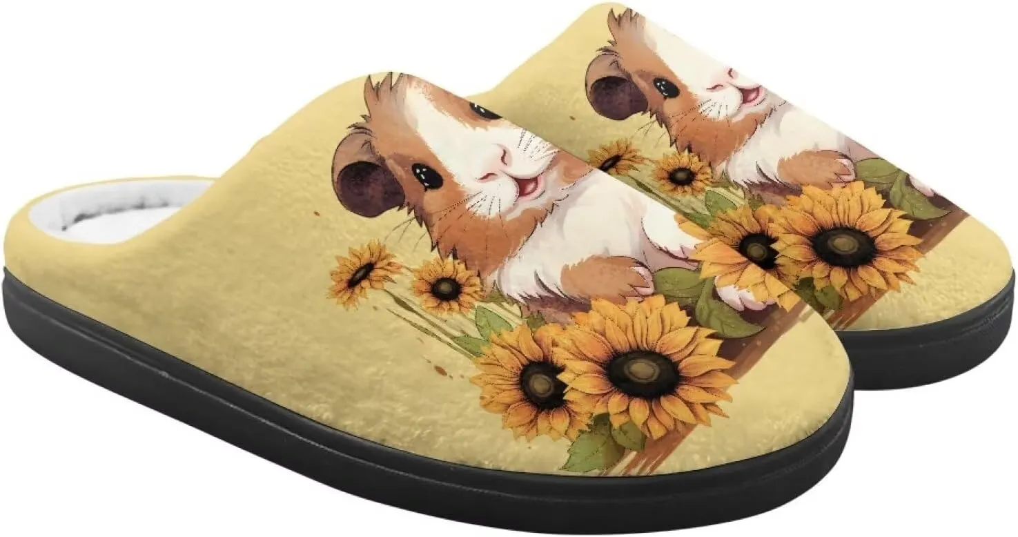 House Slippers for Girls Soft Size 9-15 Black
