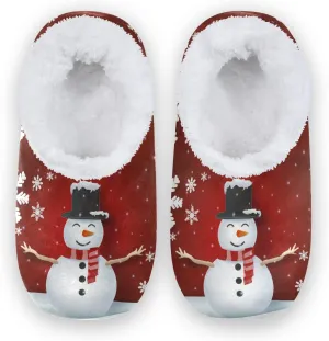 House Slippers Fuzzy Memory Foam Soft Slipper Socks for Woman Men