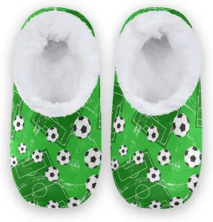House Slippers Fuzzy Memory Foam Soft Slipper Socks for Woman Men