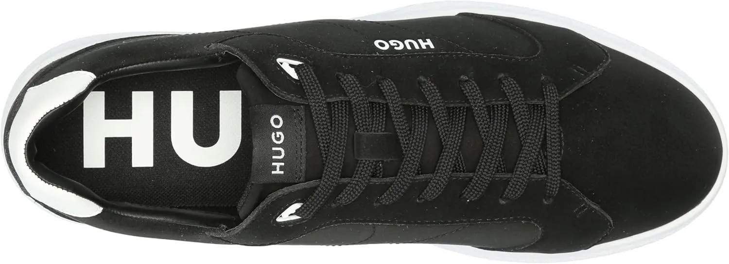 HUGO Men's Full Suede Cupsole Sneaker