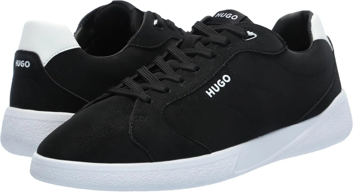 HUGO Men's Full Suede Cupsole Sneaker