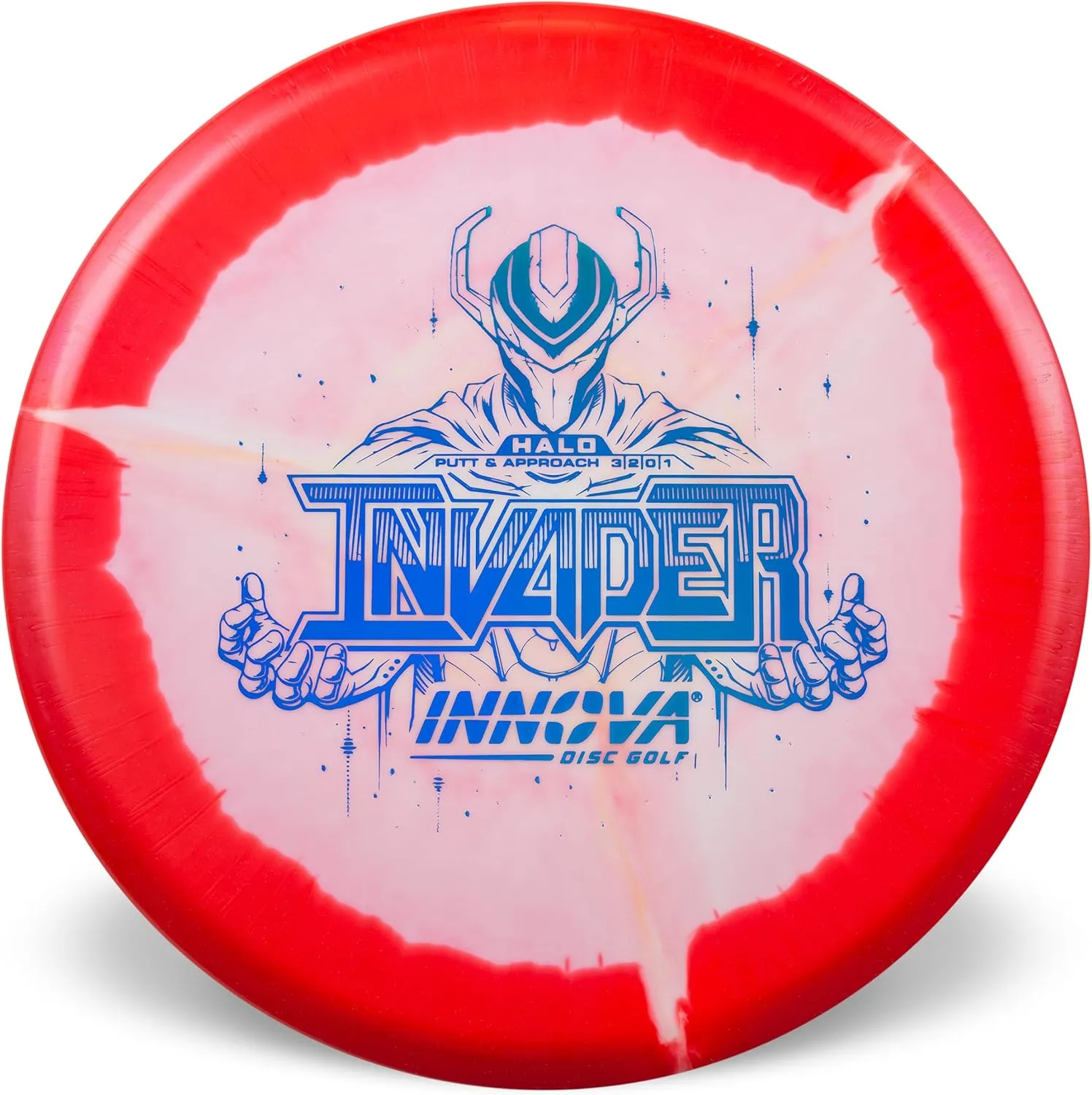 Innova Halo Star Invader Disc Golf Putter – Straight Flying Disc Golf Putter (Colors Will Vary)