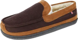 IZOD Men Classic Moccasin Slipper - Warm, Soft, Slip On