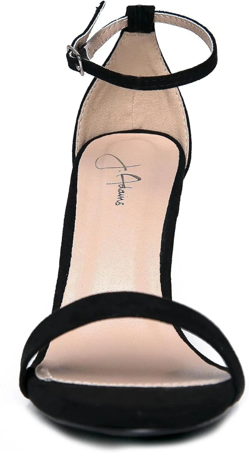 J. Adams Ankle Strap High Heel Sandal - Dress Stilleto Pump - Aria