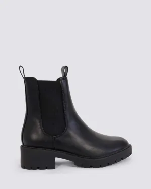 JALAPENO COMBAT BOOTS BLACK SMOOTH