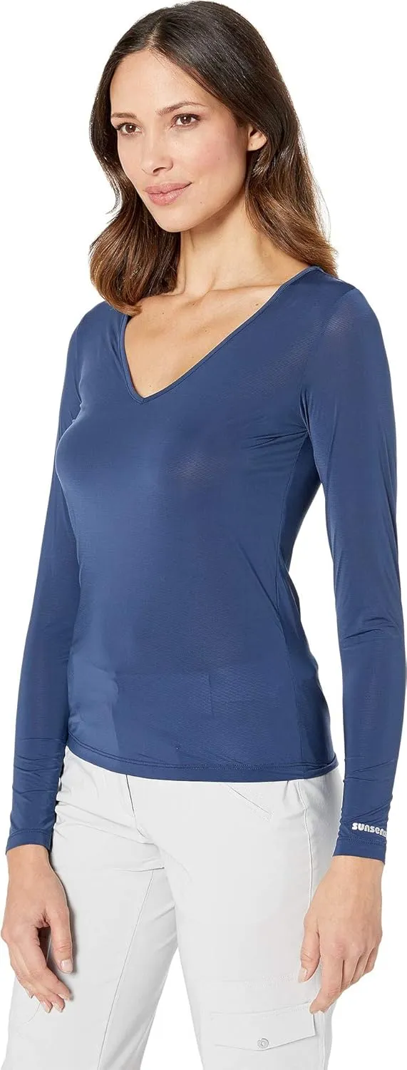 Jamie Sadock womens Sunsense® Long Sleeve Layering Top
