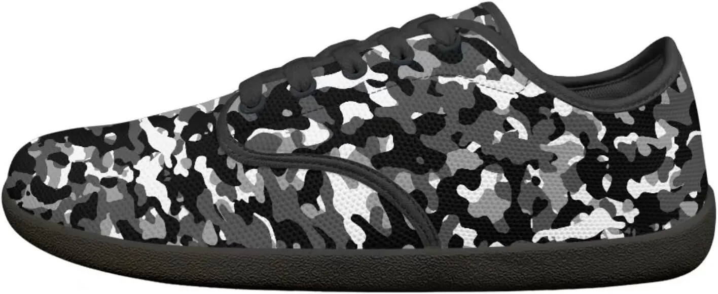 Jeiento Camouflage Theme Barefoot Shoes Men Zero Drop Shoes Mens Workout Shoes