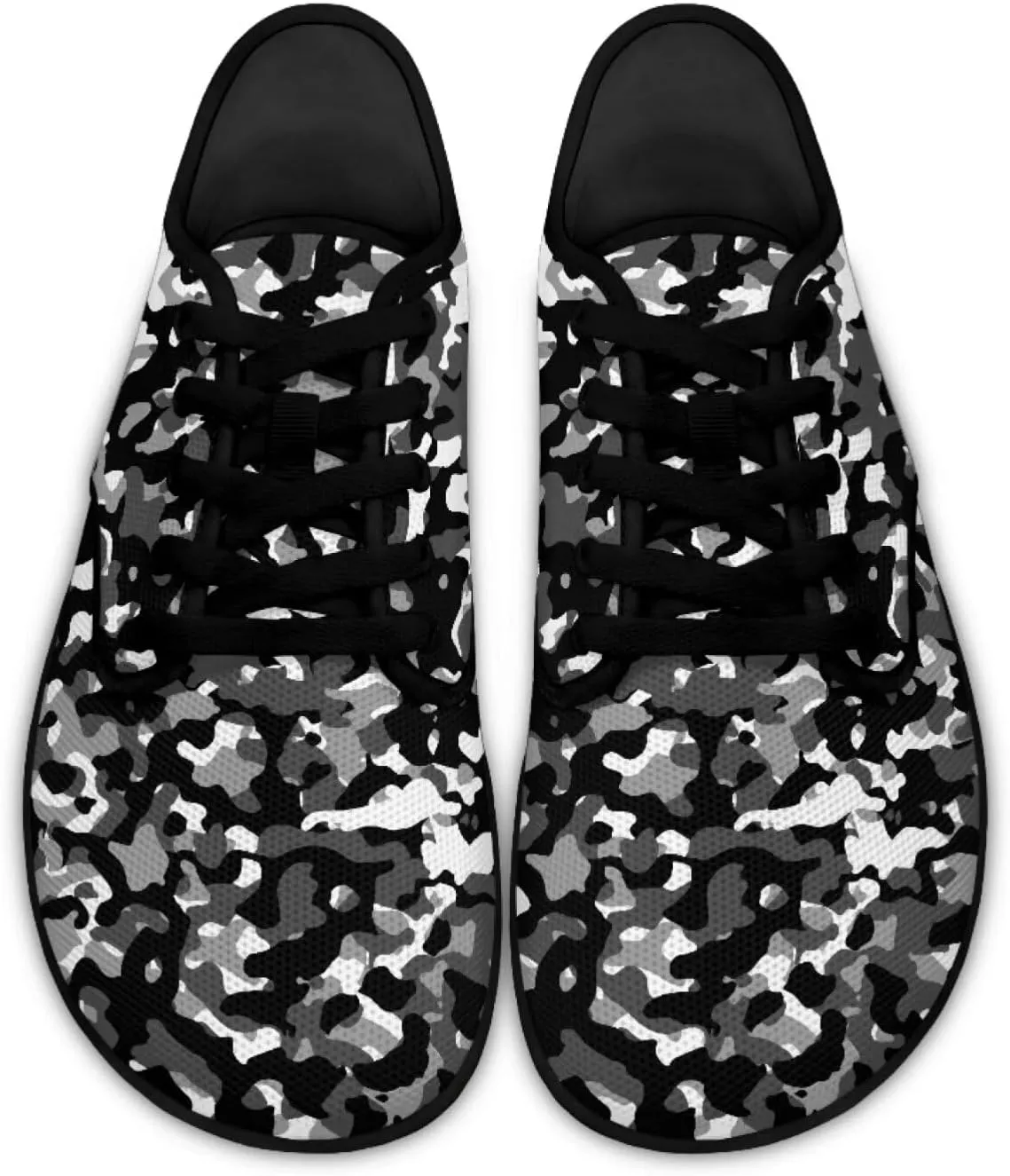 Jeiento Camouflage Theme Barefoot Shoes Men Zero Drop Shoes Mens Workout Shoes