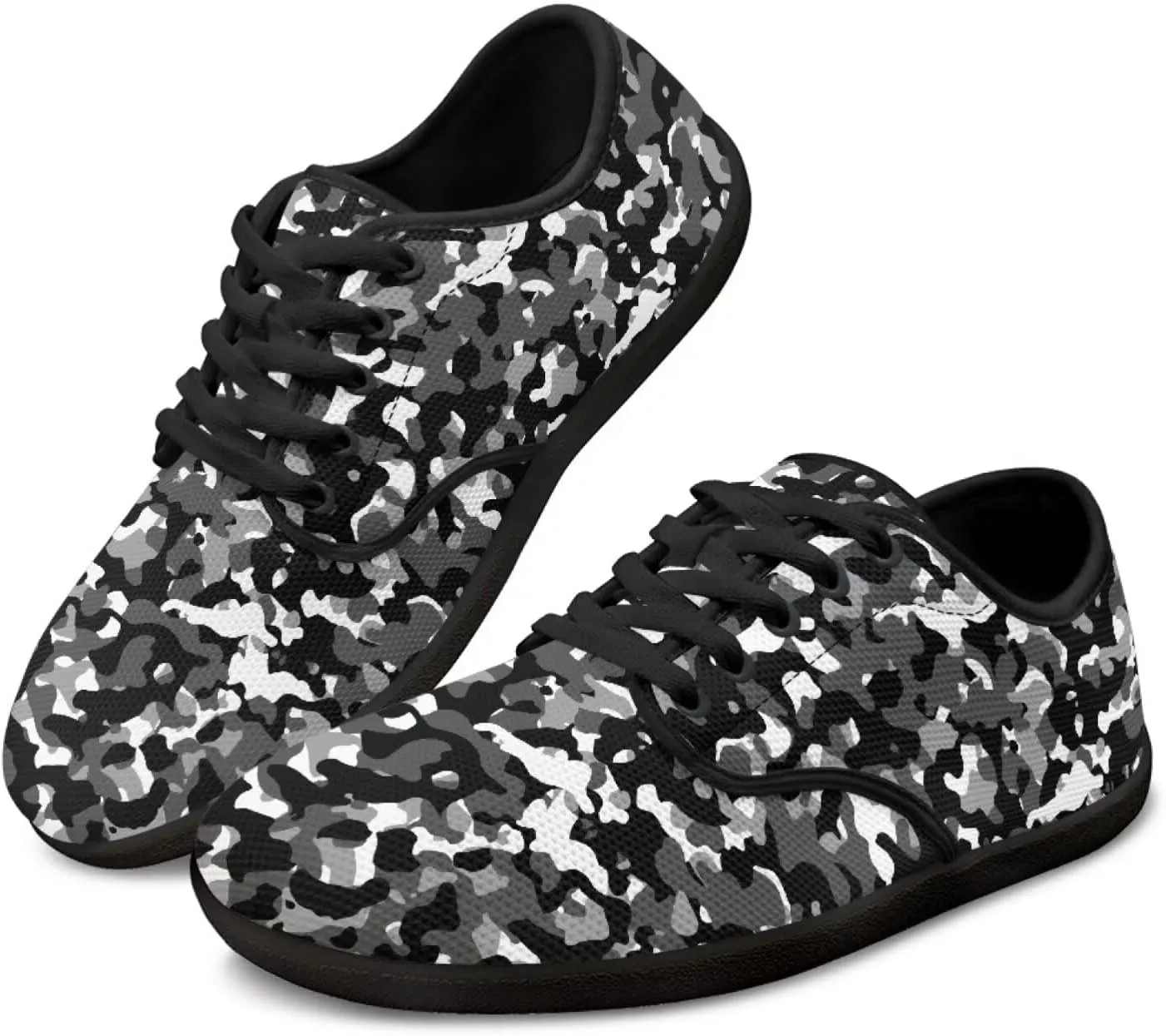 Jeiento Camouflage Theme Barefoot Shoes Men Zero Drop Shoes Mens Workout Shoes