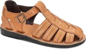 Jerusalem Sandals Barak - Leather Closed Toe Sandal - Men Sandals
