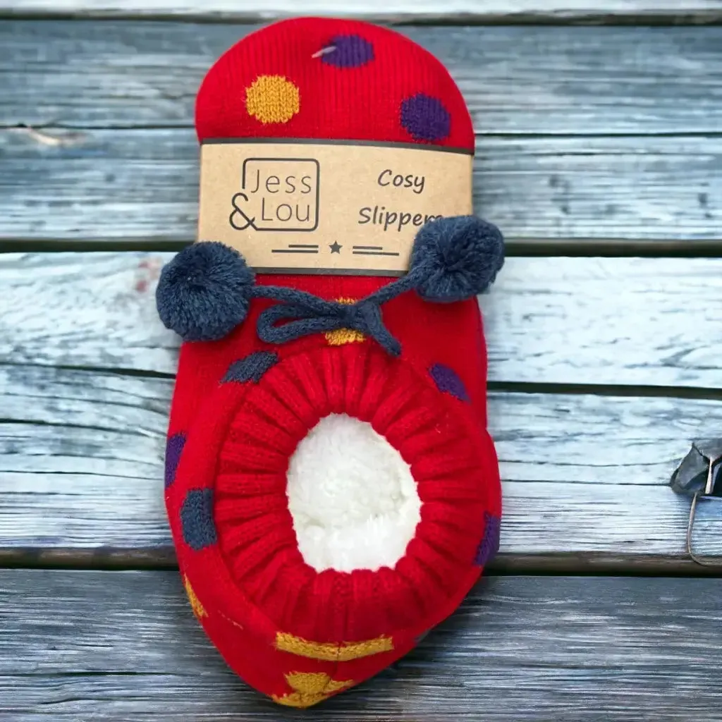 Jess & Lou - Splendid Spot Super Cosy Slippers