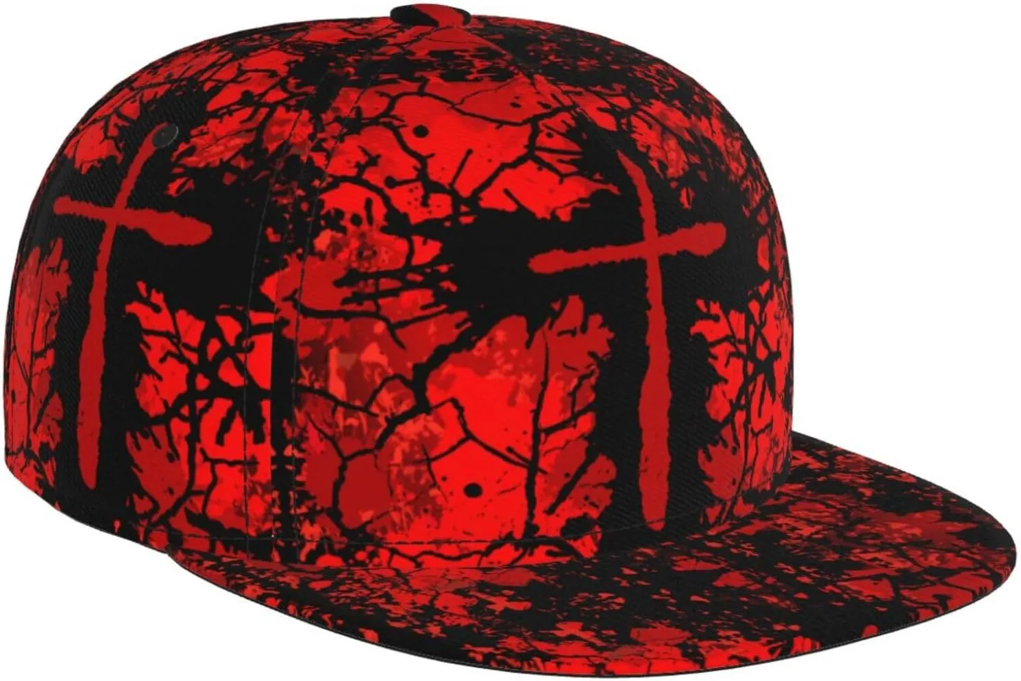 Jesus Baseball Cap for Men Adjustable Flat Bill Brim Cap for Travel Hiking and Outdoor Sports