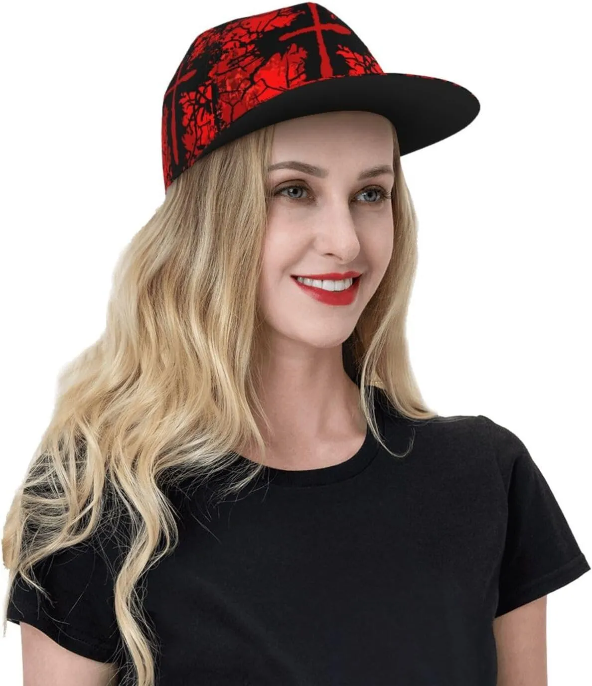 Jesus Baseball Cap for Men Adjustable Flat Bill Brim Cap for Travel Hiking and Outdoor Sports