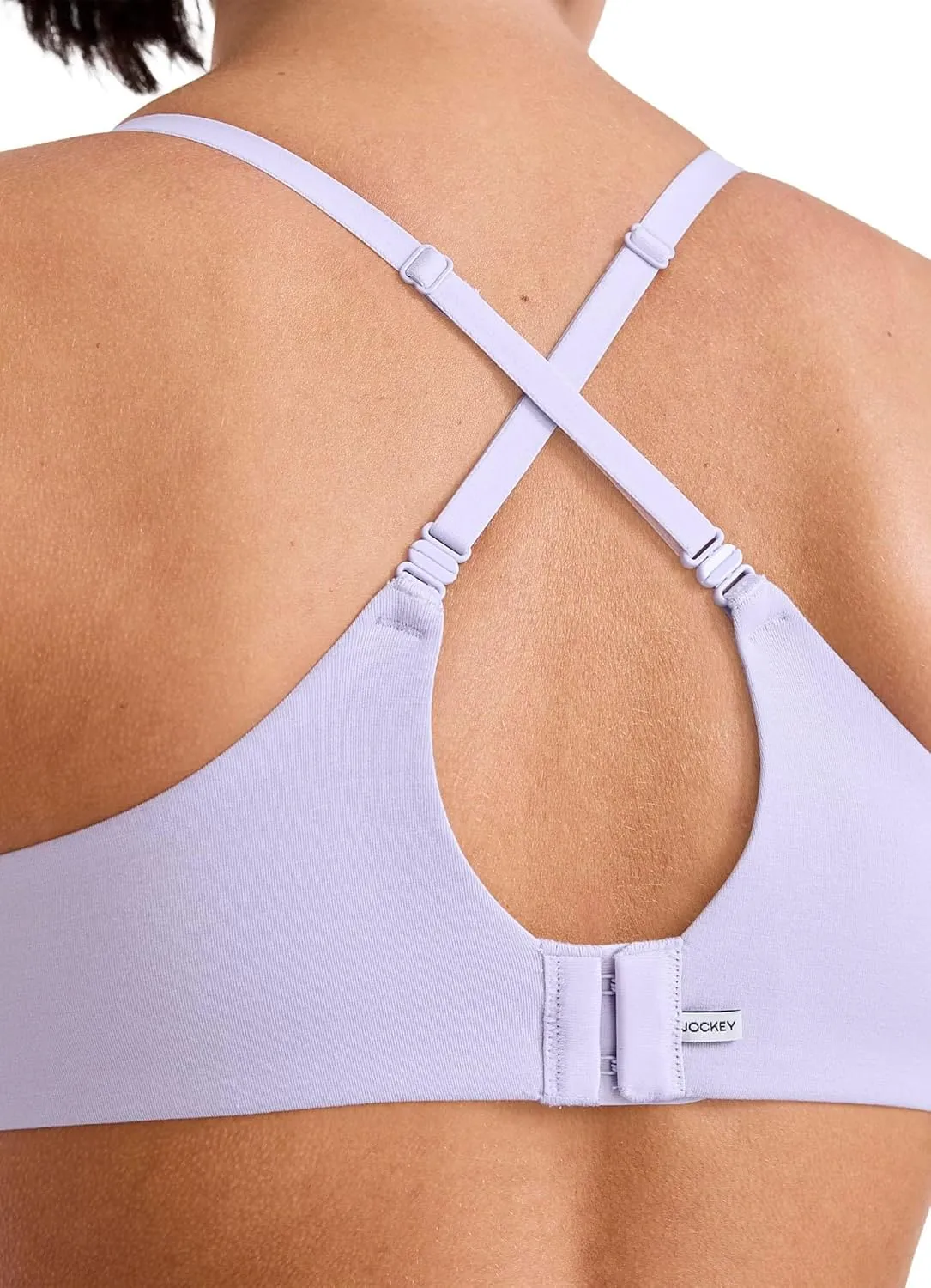Jockey Women's Bra Smooth & Sleek Supersoft Demi Coverage Underwire T-Shirt Bra