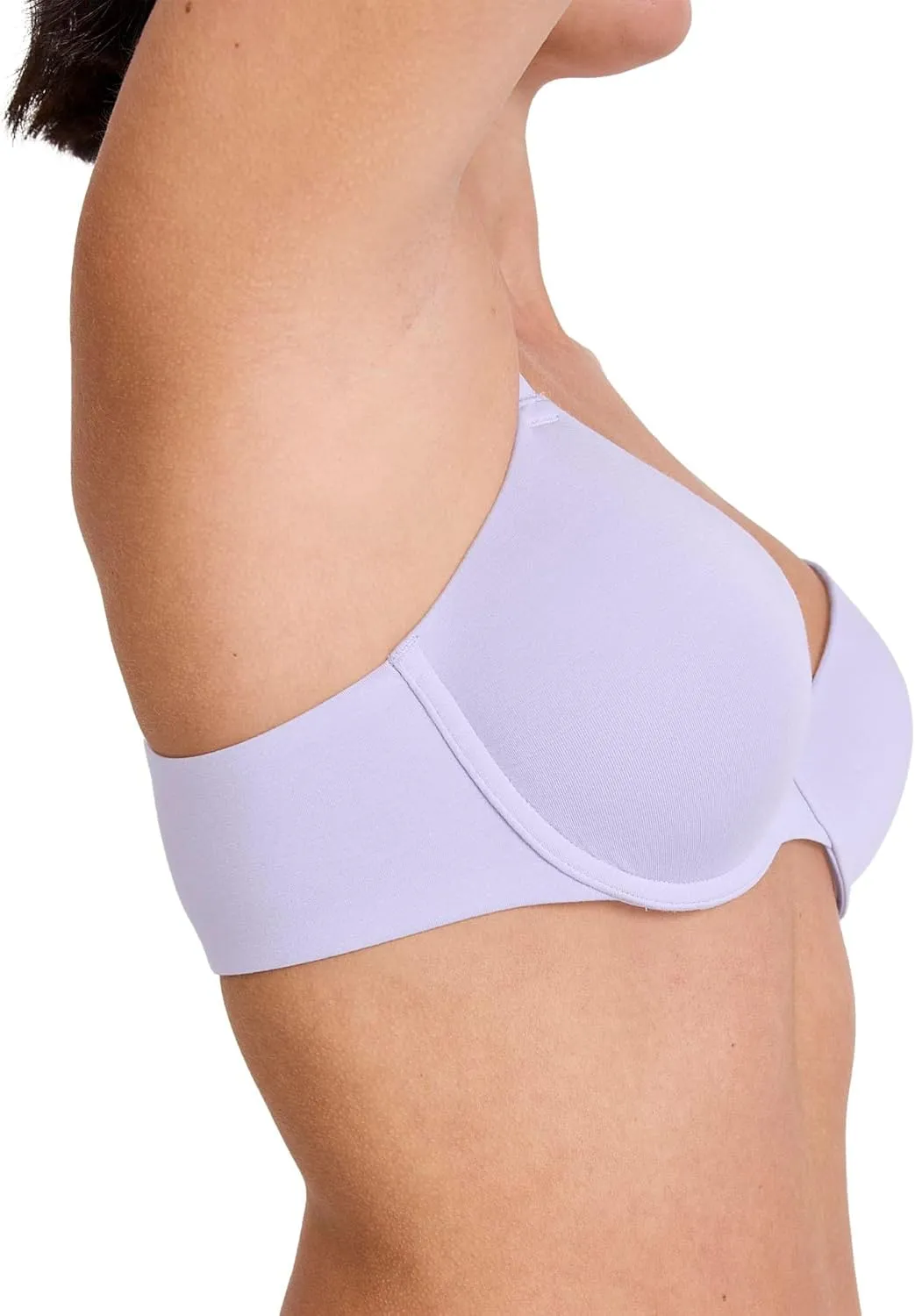 Jockey Women's Bra Smooth & Sleek Supersoft Demi Coverage Underwire T-Shirt Bra