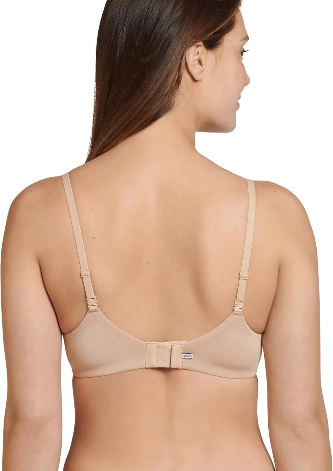 Jockey Women's Bra Smooth & Sleek Supersoft Demi Coverage Underwire T-Shirt Bra
