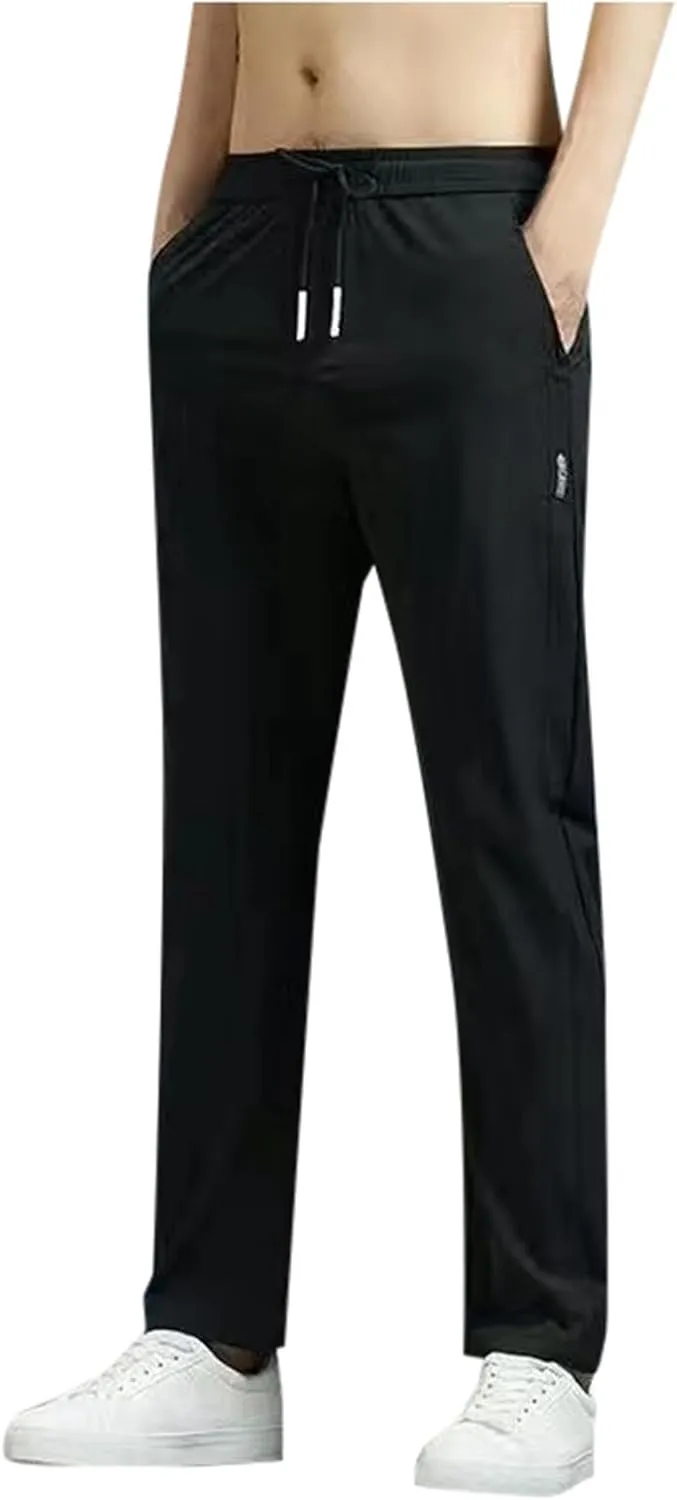 Joggers for Men UK Loose Fit Joggers Sweat Pants Running Gym Training Sport Combat Pant Soft Jogging Sweat