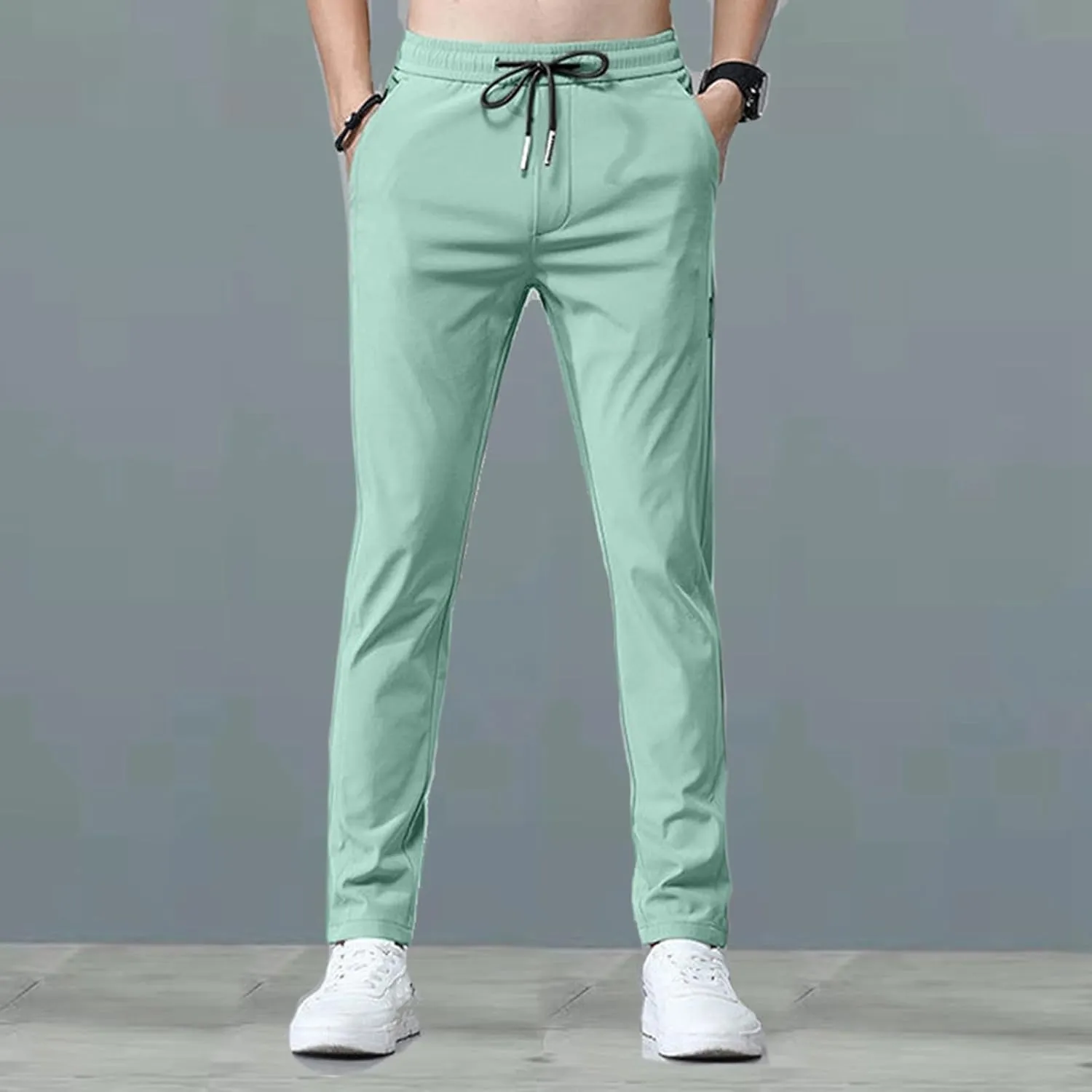 Joggers for Men UK Loose Fit Joggers Sweat Pants Running Gym Training Sport Combat Pant Soft Jogging Sweat