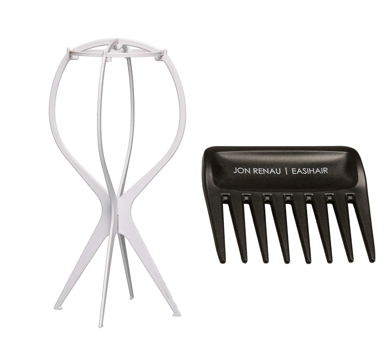 Jon Renau Ignite Lace Front HD Wig 4PC Bundle with Plastic Wig Stand, Wide Tooth Comb, 19 Belle of Hope Page Q and A Guide (12FS8)
