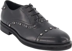 Karl Lagerfeld Paris Men's Studded Leather Oxfords Dress Shoe Sneaker