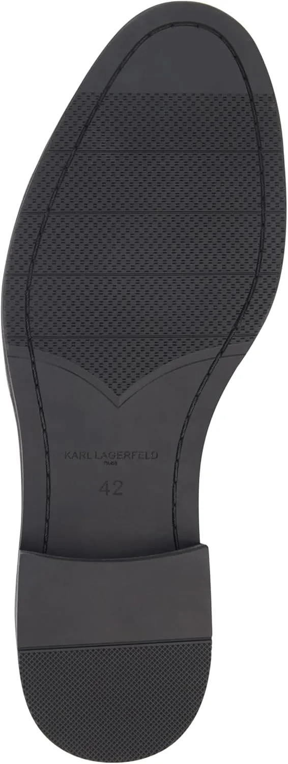 Karl Lagerfeld Paris Men's Studded Leather Oxfords Dress Shoe Sneaker