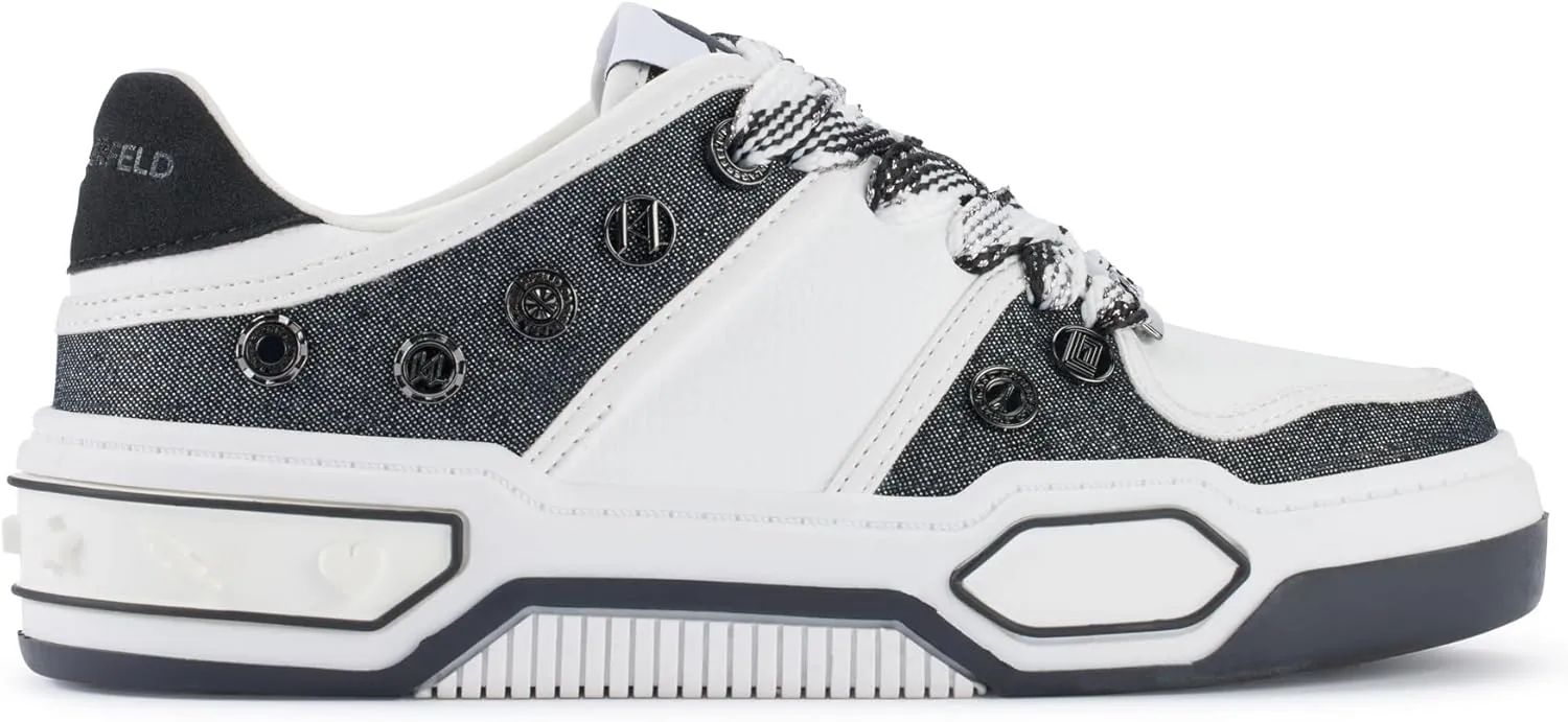 Karl Lagerfeld Paris Women's Cyndra Everyday Lace Up Sneaker