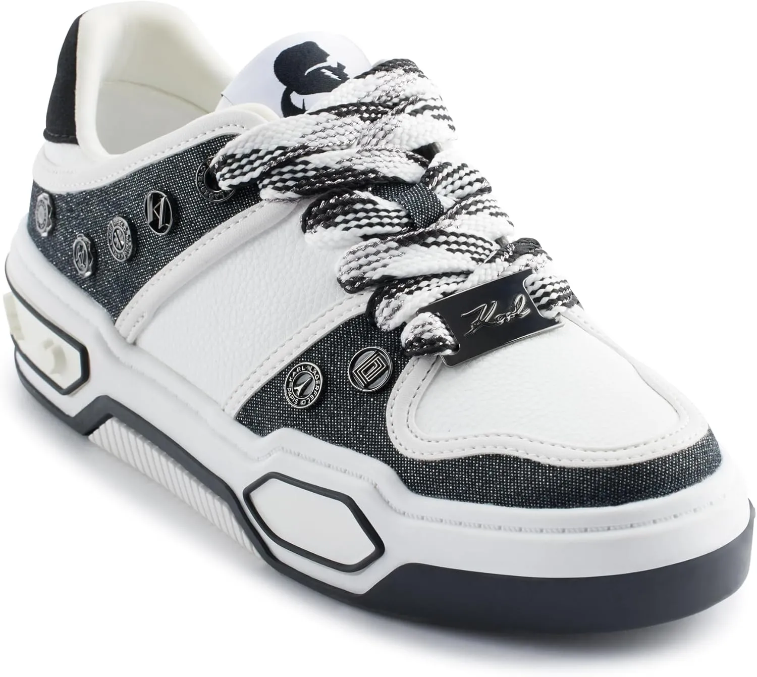 Karl Lagerfeld Paris Women's Cyndra Everyday Lace Up Sneaker