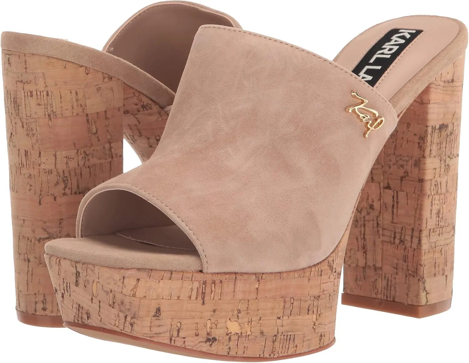 KARL LAGERFELD womens Hensley Plaform Sandal