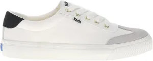 Keds Womens Jump Kick T-Toe Ripstop Suede Lace Up Sneakers Shoes Casual - Grey, White