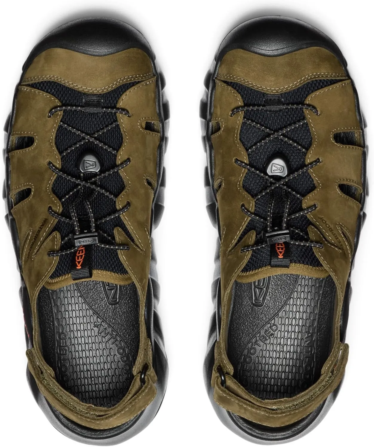 KEEN Mens Hyperport Fisherman Closed Toe Easy On Comfortable Leather Hiking and Water