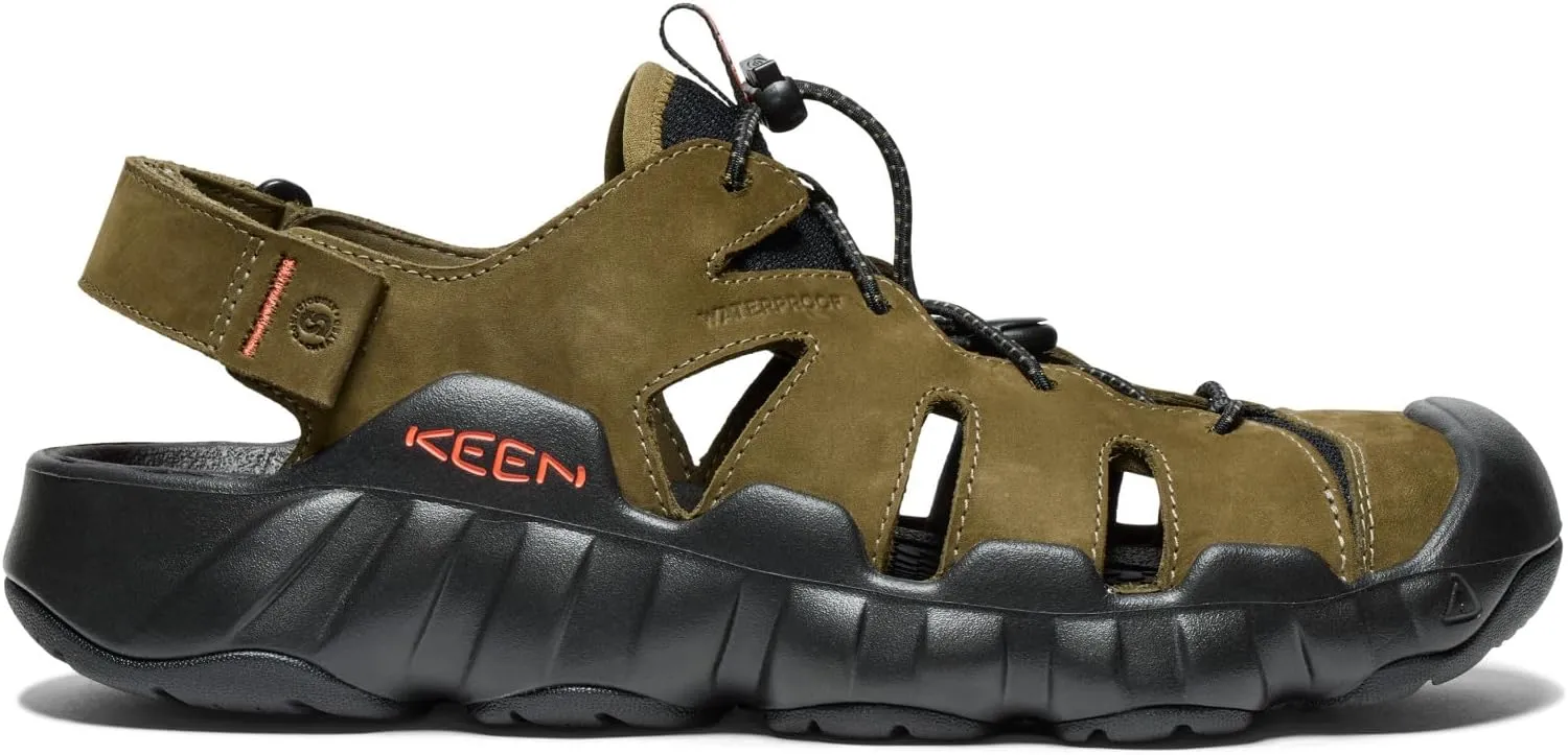 KEEN Mens Hyperport Fisherman Closed Toe Easy On Comfortable Leather Hiking and Water