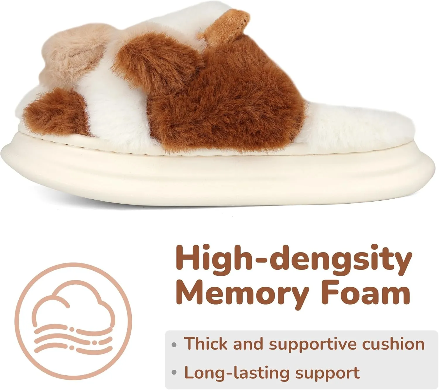 Kids Cow Slippers - Toddler Slippers for Boys & Girls, Cute Animal Design, Indoor/Outdoor Plush, Warm & Fuzzy, Memory Foam Insole