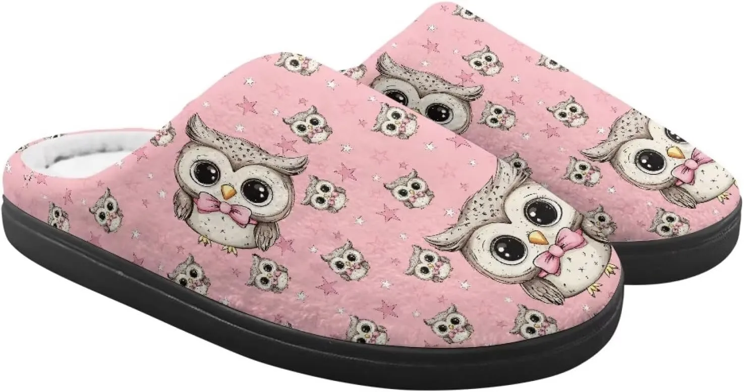 Kids House Slippers Pink, Warm Soft Slippers Home Slippers for Girls Non Slip, Comfy Cozy Slippers Indoor