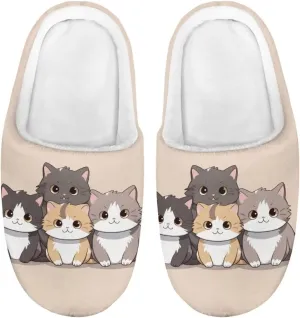 Kids House Slippers Size 9-14.5 Cute Slippers for Teen Girls Soft Plush Warm Bedroom Shoes