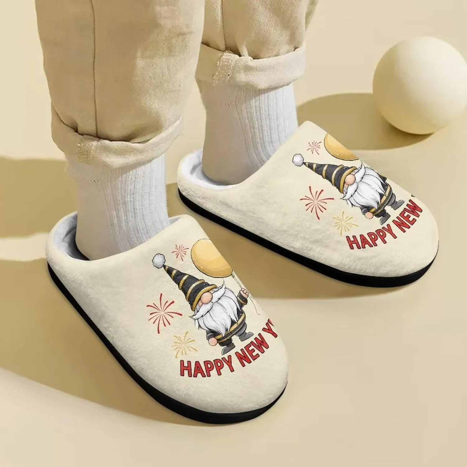 Kids Plush Slippers for Kids Anti-slip House Slippers Cozy Bedroom Slippers Winter House Shoes