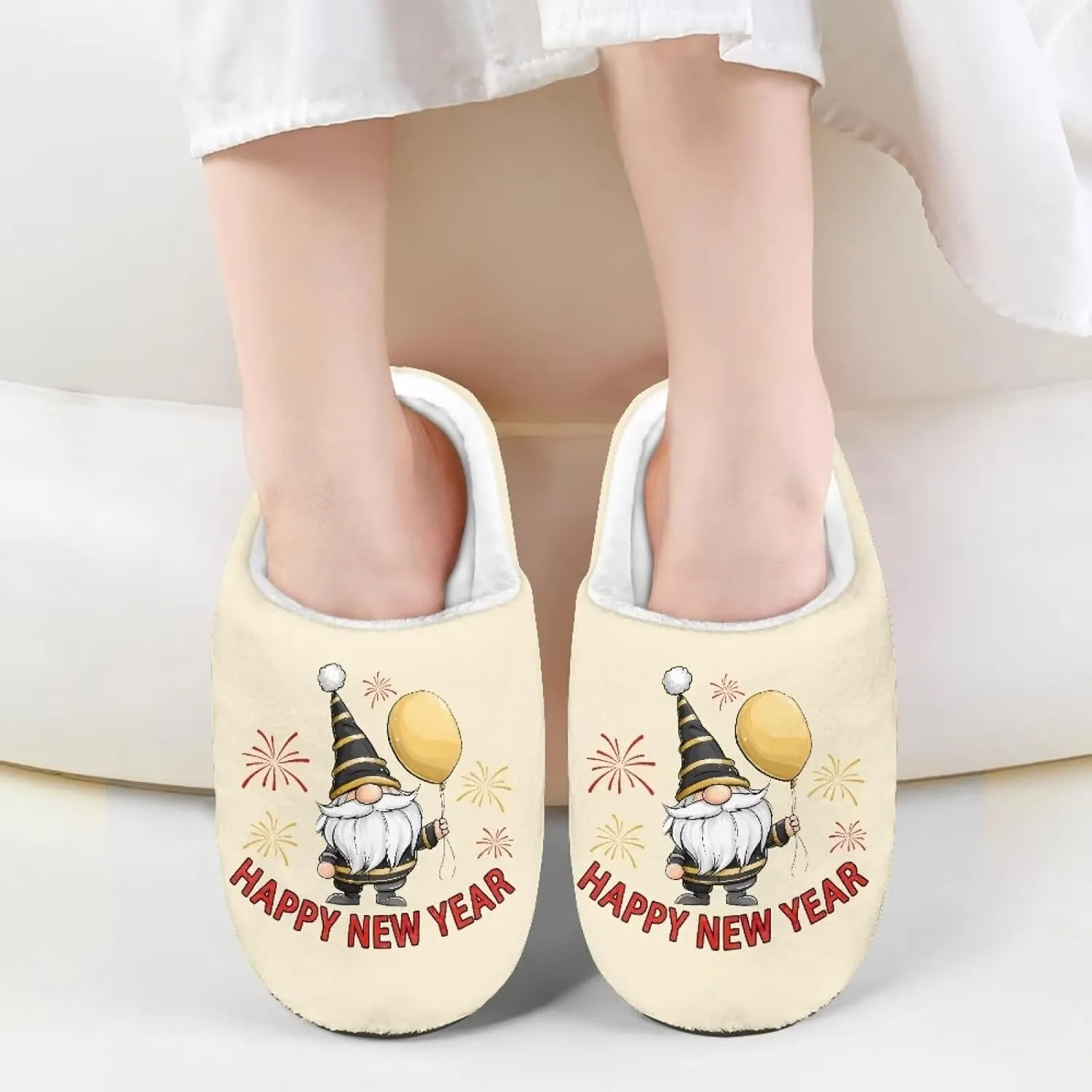Kids Plush Slippers for Kids Anti-slip House Slippers Cozy Bedroom Slippers Winter House Shoes