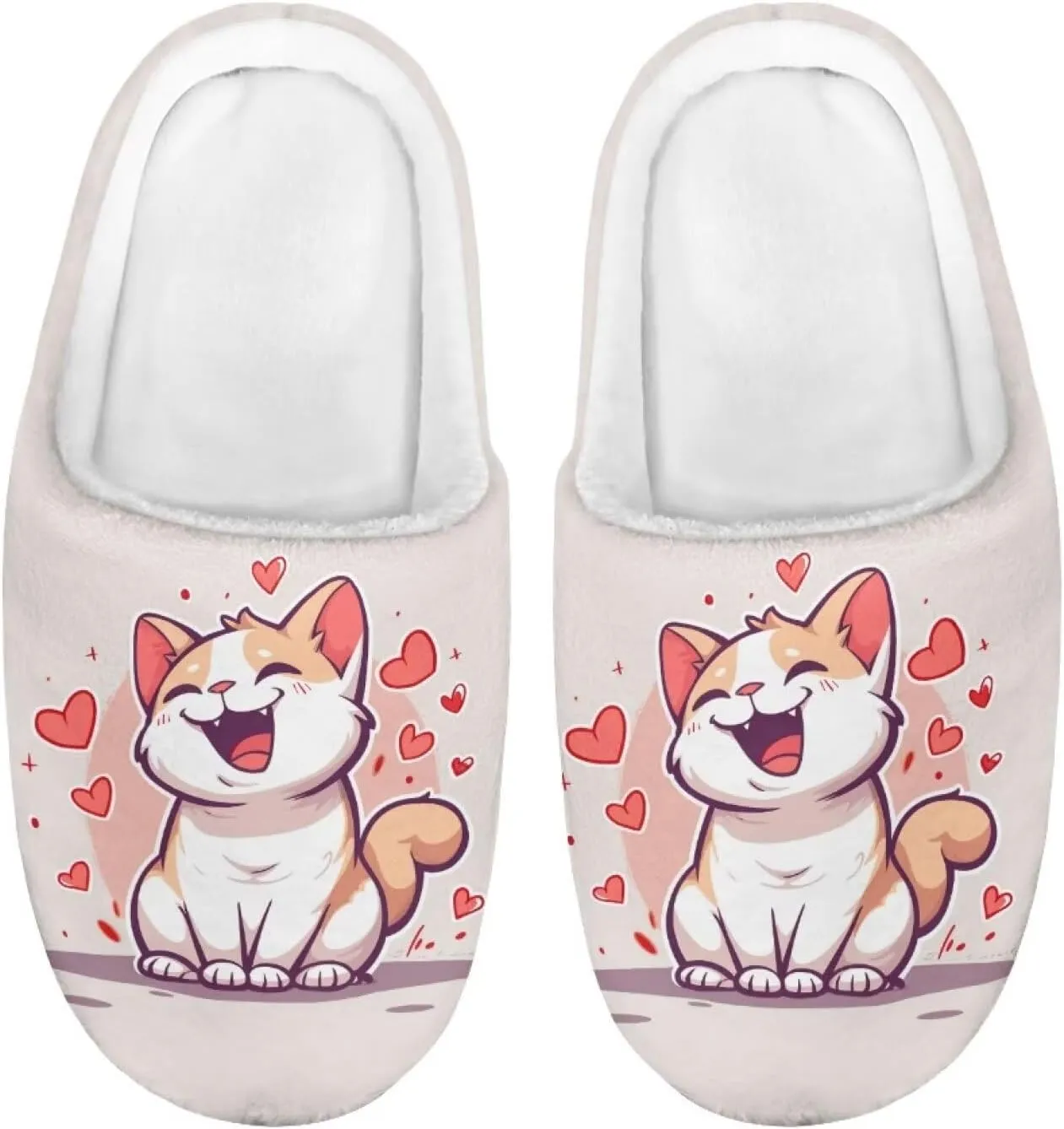 Kids Winter Slippers Bedroom Cute Casual Plush House Slippers Non Slip
