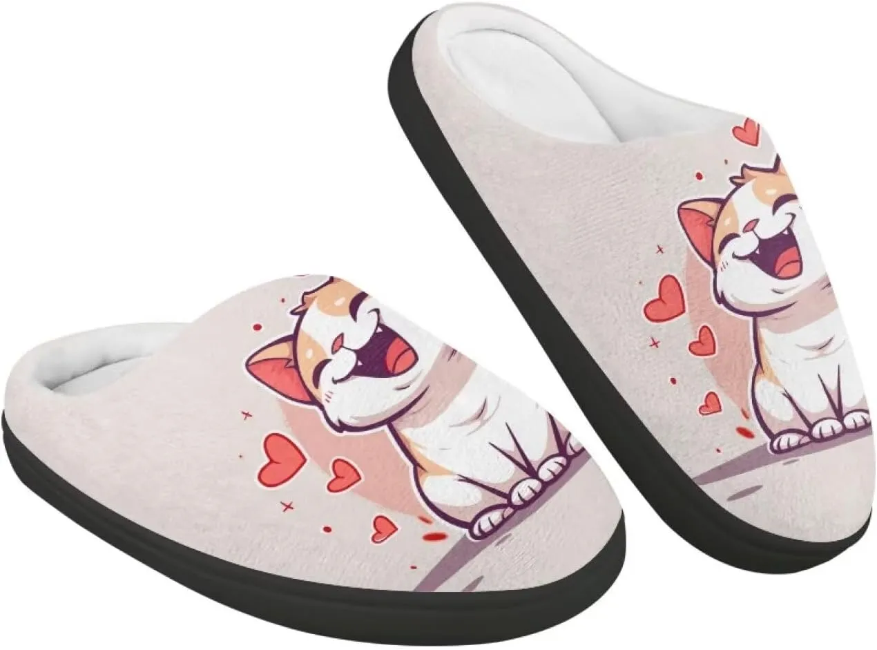 Kids Winter Slippers Bedroom Cute Casual Plush House Slippers Non Slip